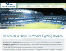 Tablet Screenshot of photoellighting.com